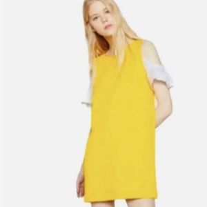 Zara mini yellow dress